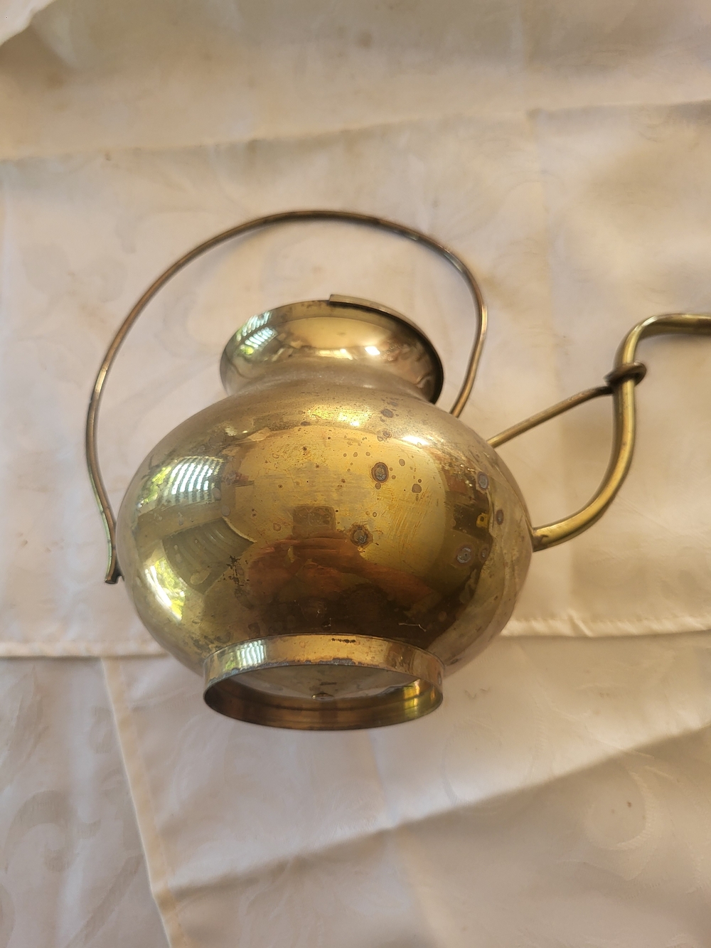 Vintage Brass Watering Can Decorative Small Watering Can